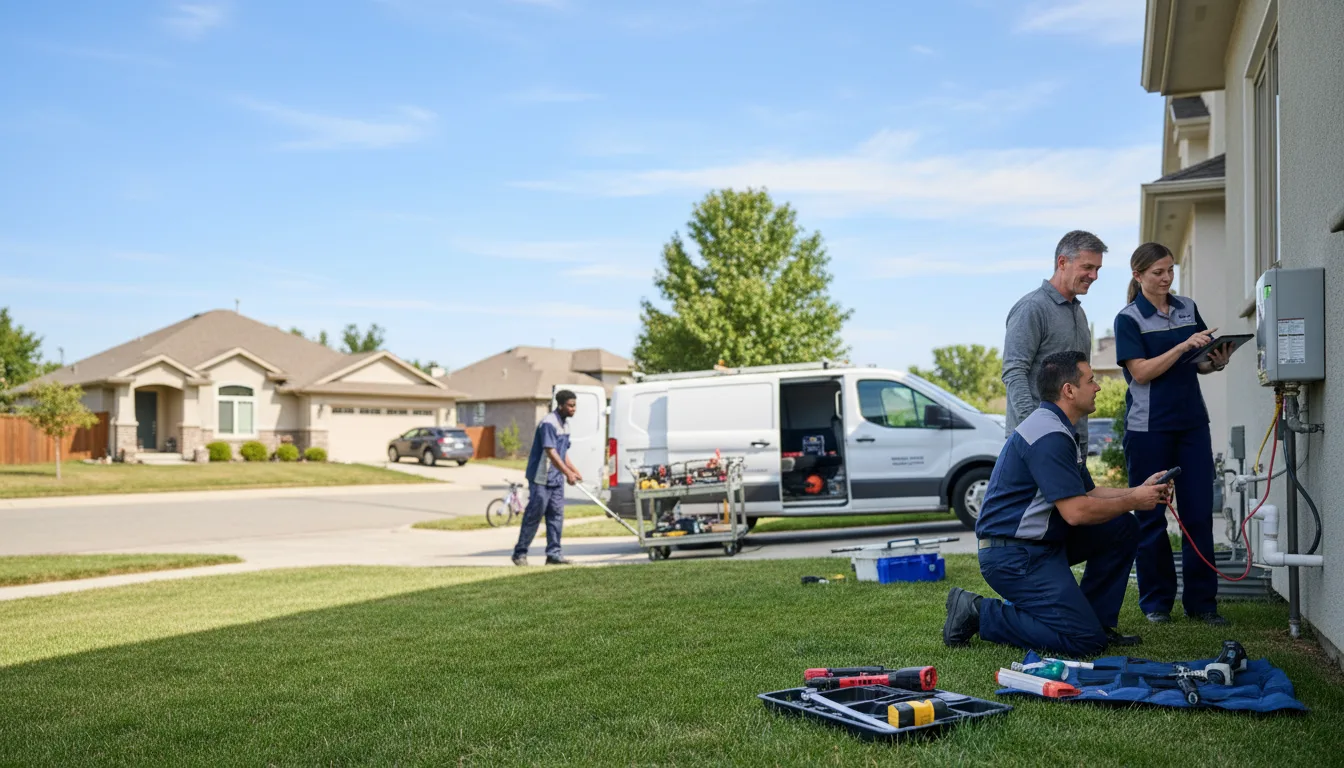 Tankless water heater service in Orion, IL
